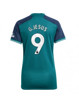 Arsenal Gabriel Jesus #9 Zenski Rezervni Dres 2023-24 Kratak Rukavima